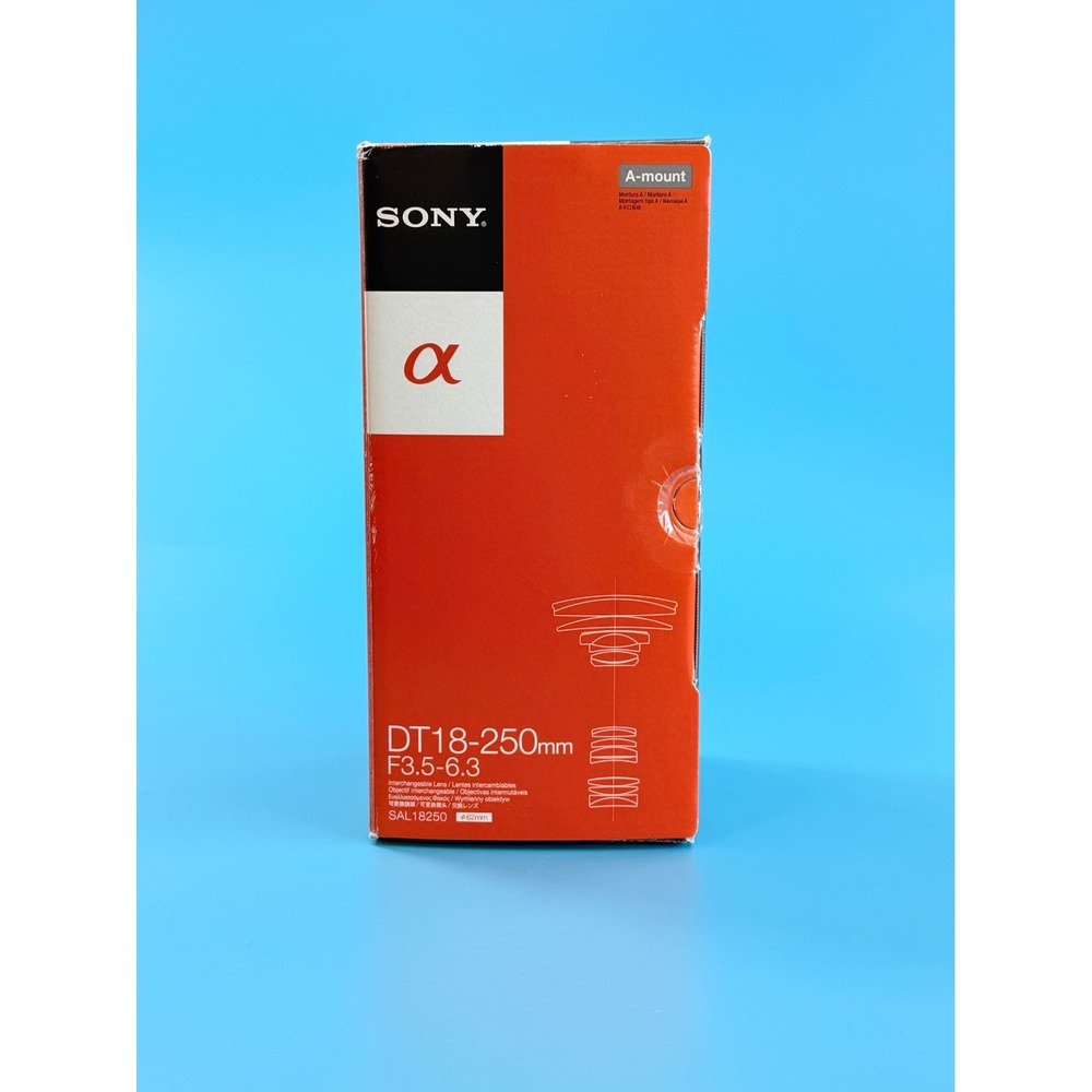 Sony Alpha DT 18-250mm f/3.5-6.3 Lens SAL18250 A-Mount APS-C New Sealed